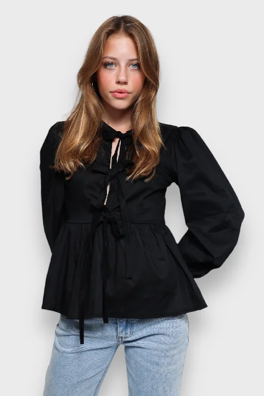 "Angel" blouse black