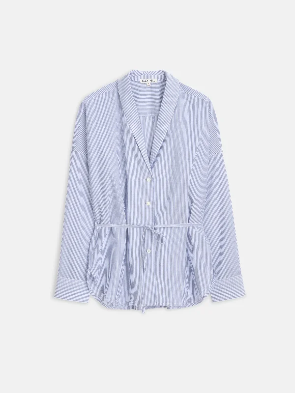 Karlie Shirt In Striped Cotton Voile