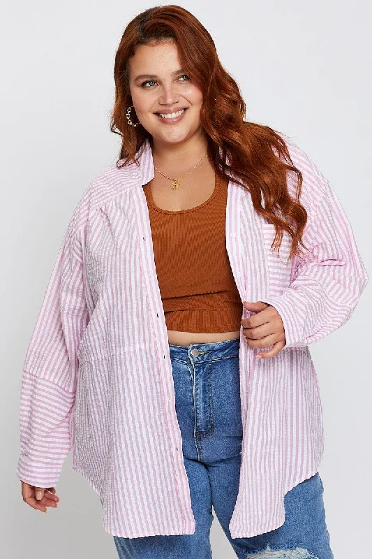 Stripe Oversized Shirt