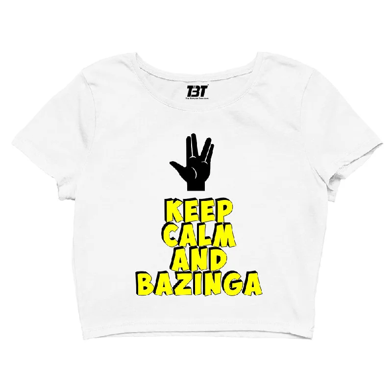 Crop Top - Keep Calm & Bazinga