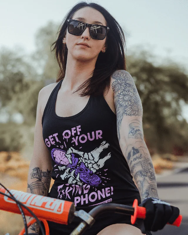 Women's Get off Your F**king Phone Tank