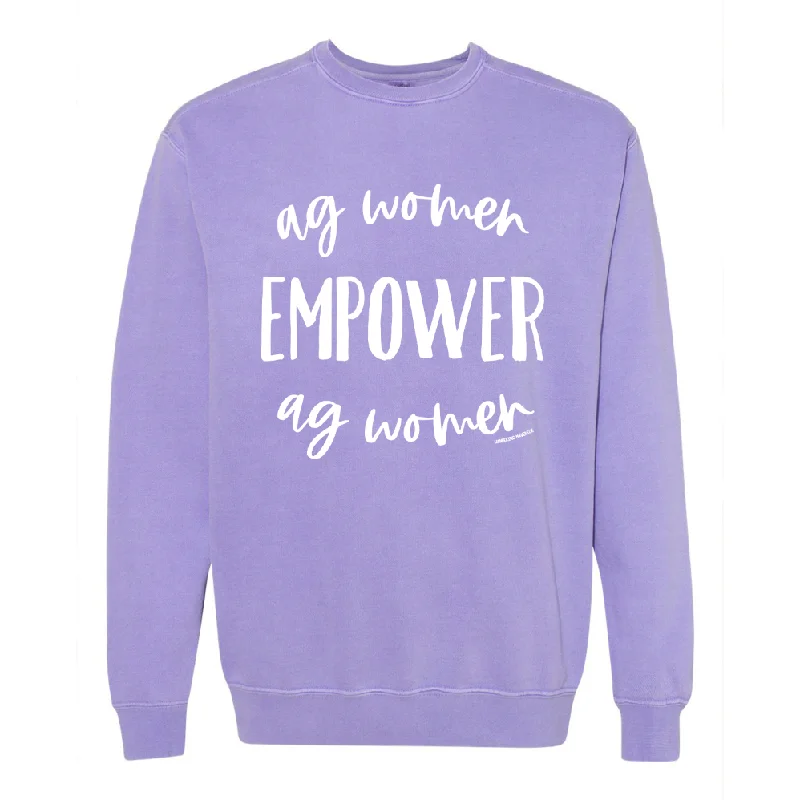 Ag Women Empower Ag Women WHITE INK Crewneck (S-3XL) - Multiple Colors!