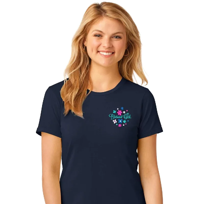 Blessed Girl Womens T-Shirt My Tumbler