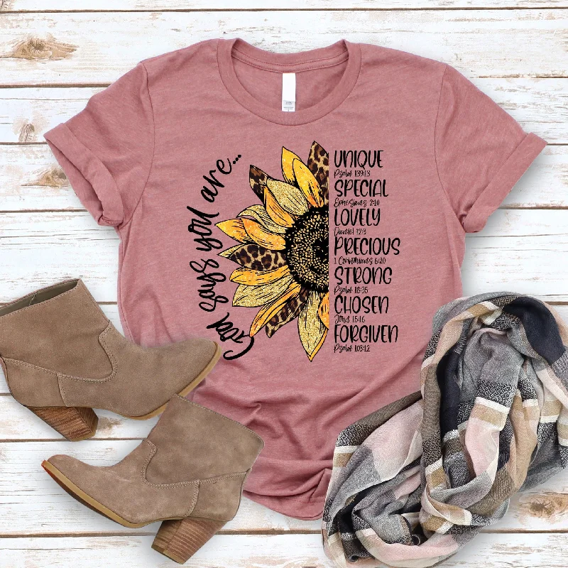 God Says Sunflower Tee