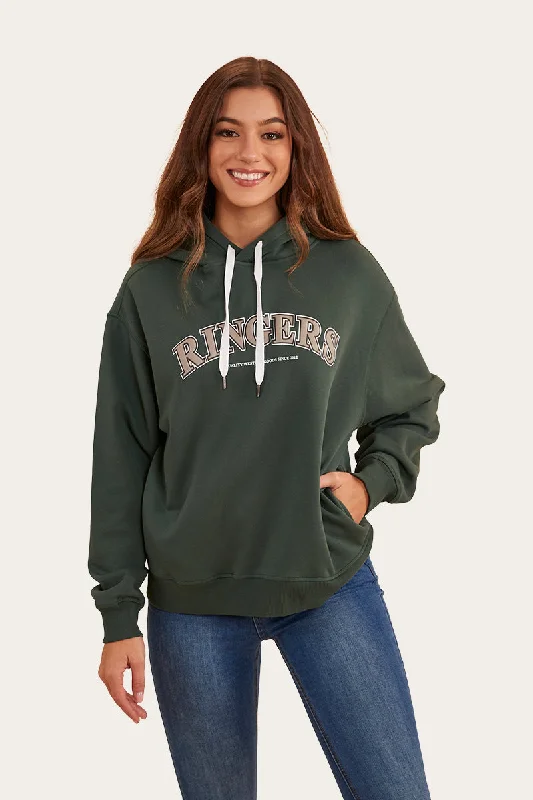 Varsity Womens Hoodie - Pine