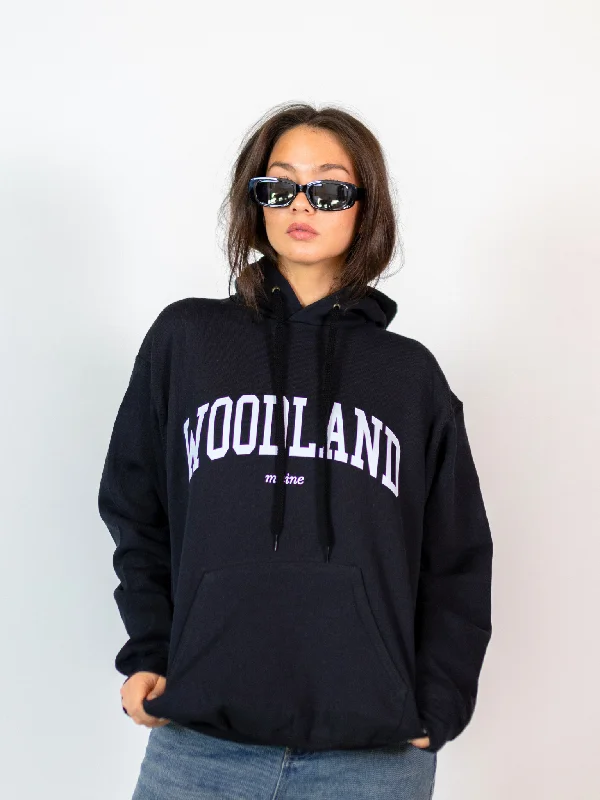 WOODLAND HOODIE - SORT