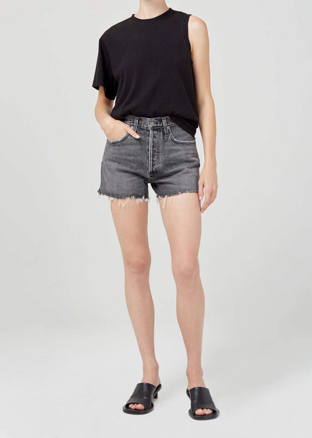 Dee Vintage High Rise Shorts - Moxy