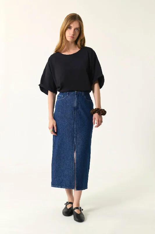 Skirt Louria Indigo