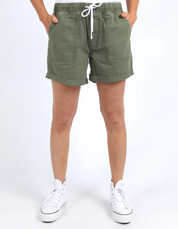 Emma Relaxed Denim Short - Four Leaf Clover