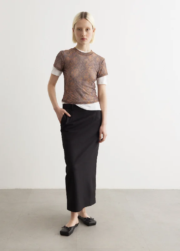 Pillar Long Tailored Skirt