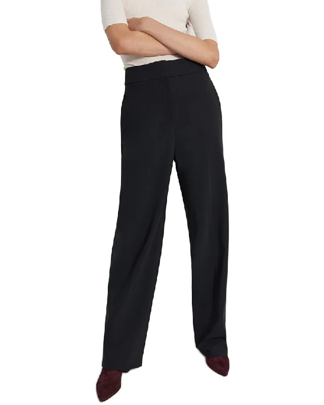 Theory High-Waist Wide Pant