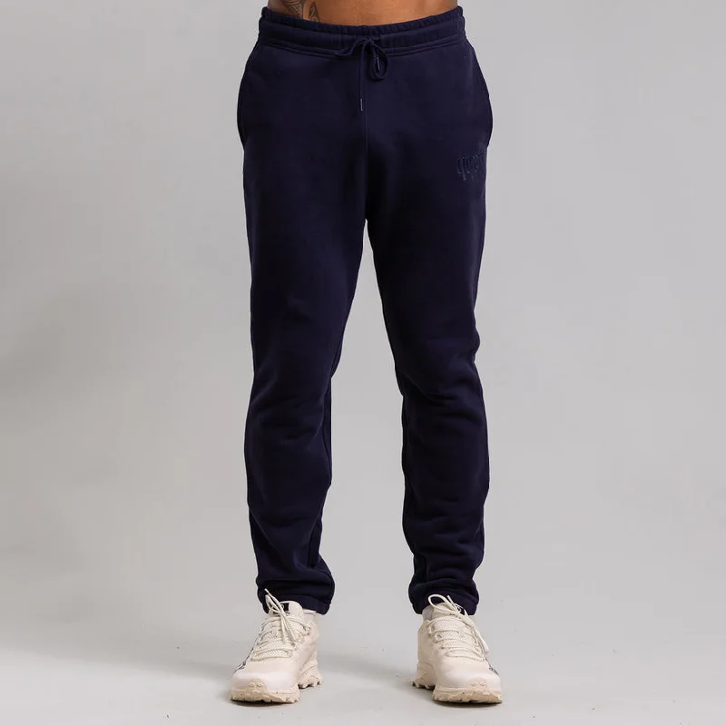 Ilabb Men's Morris 75 Block Track Pant Navy